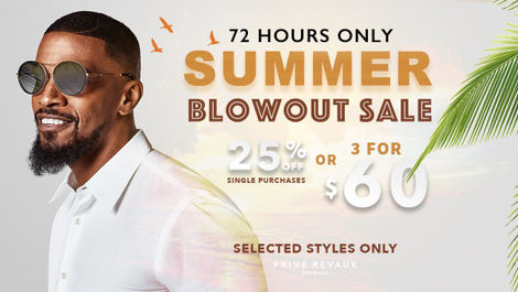 Select Sunglasses For $22, or Three For $60 | Prive Revaux | Promo code blowout25